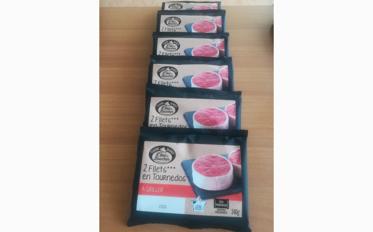 Installation d'une ensacheuse horizontale dans la Loire (42). Emballage de viande en barquette.