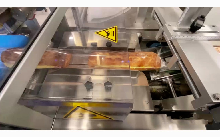 Installation d'une ensacheuse horizontale dans le Rhône (69). Emballage de sandwichs.