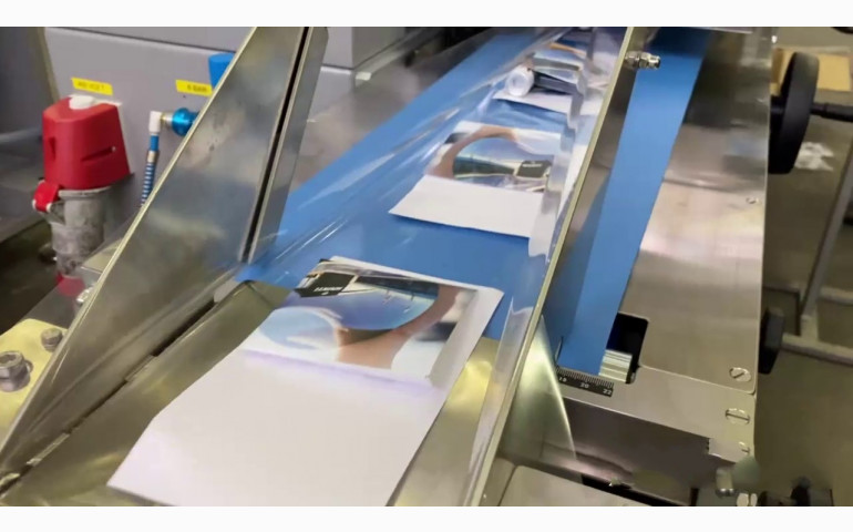 Installation d'une ensacheuse horizontale dans l'Aine (02). Emballage de verres optiques.