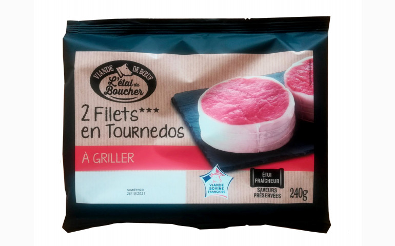 Installation d'une ensacheuse horizontale dans la Loire (42). Emballage de viande en barquette.